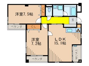 パレスフォ－甲東園の物件間取画像